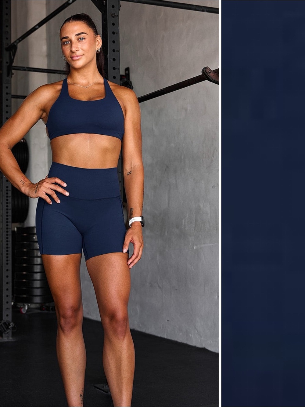 *NWT* LSKD Elixir X- Short Shorts in future navy, size S